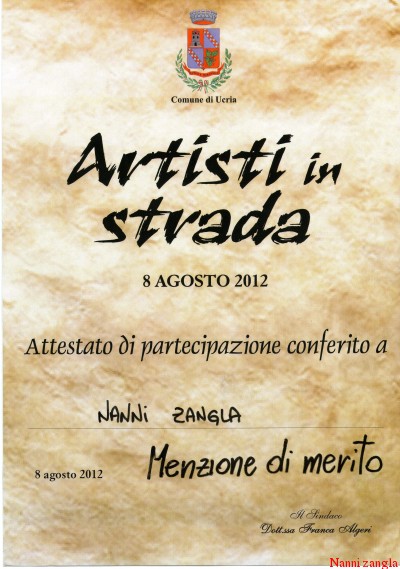 Attestato di partecipazione